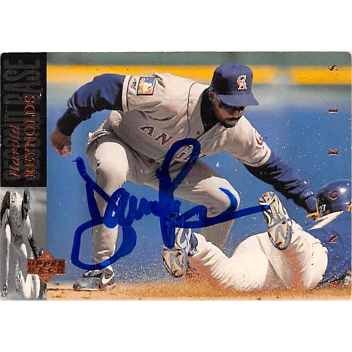 365321 Harold Reynolds Autographed Baseball Card - 1994 Upper Deck-423