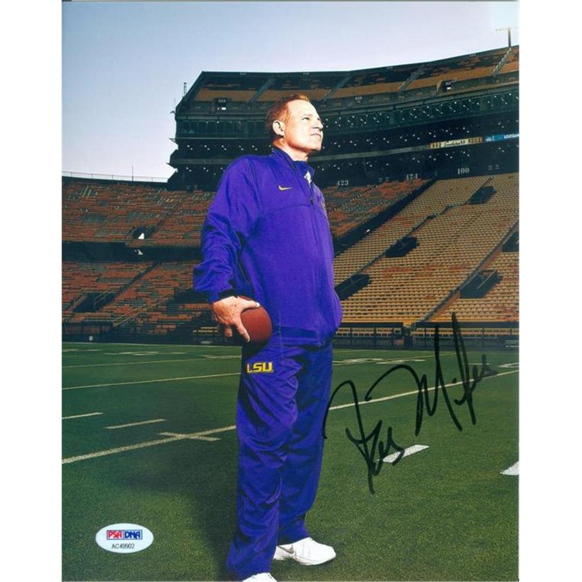 365370 8 x 10 in. Les Miles Autographed - 13 PSA Authenticated-AC49902 Photo Frame