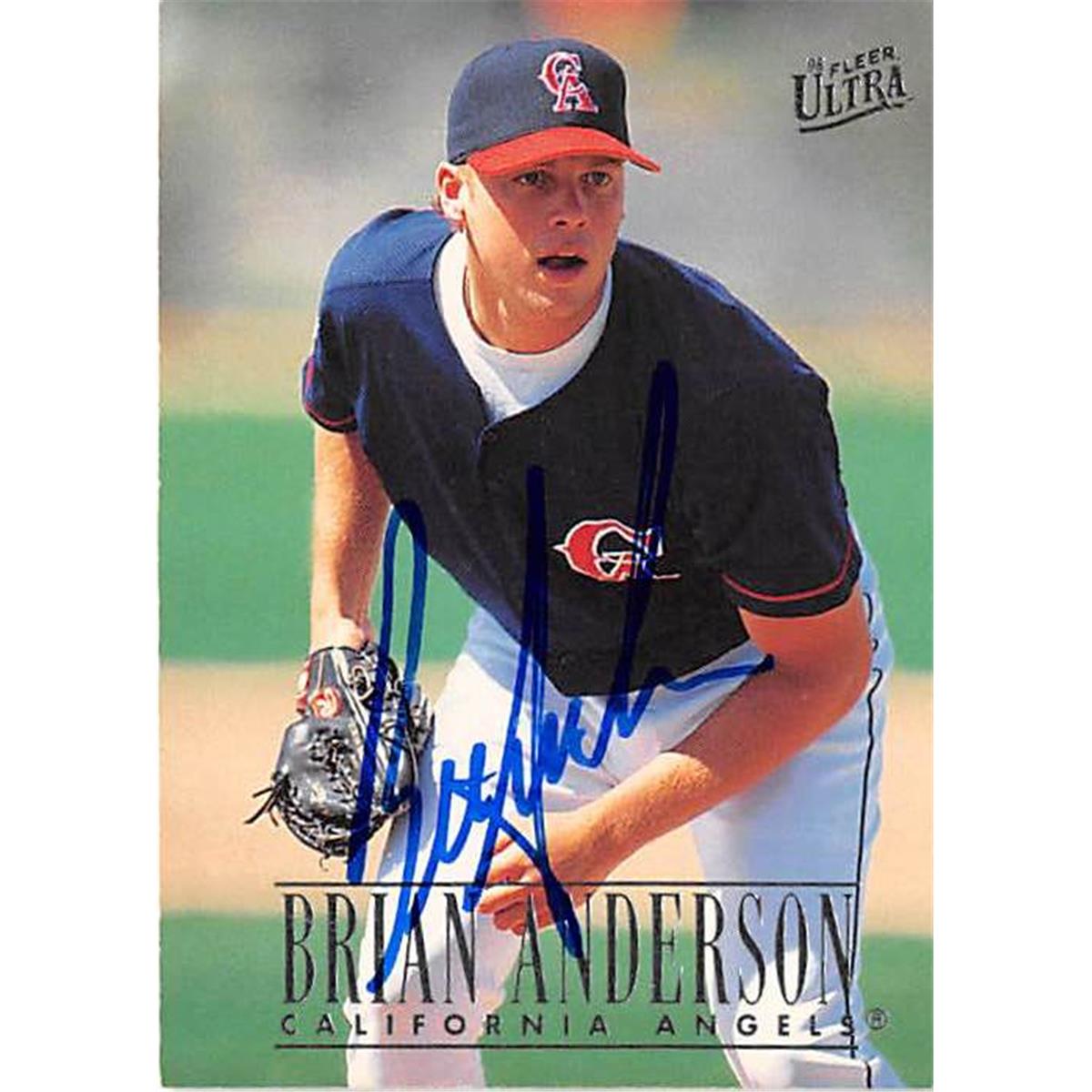 365484 Brian Anderson Autographed Baseball Card - 1996 Fleer Ultra-24