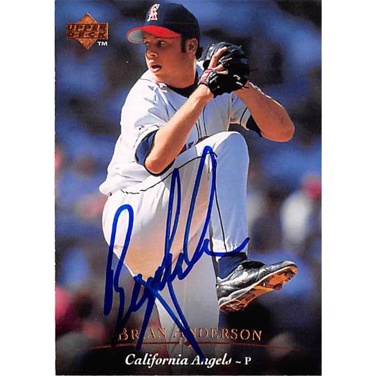 365498 Brian Anderson Autographed Baseball Card - 1995 Upper Deck-18