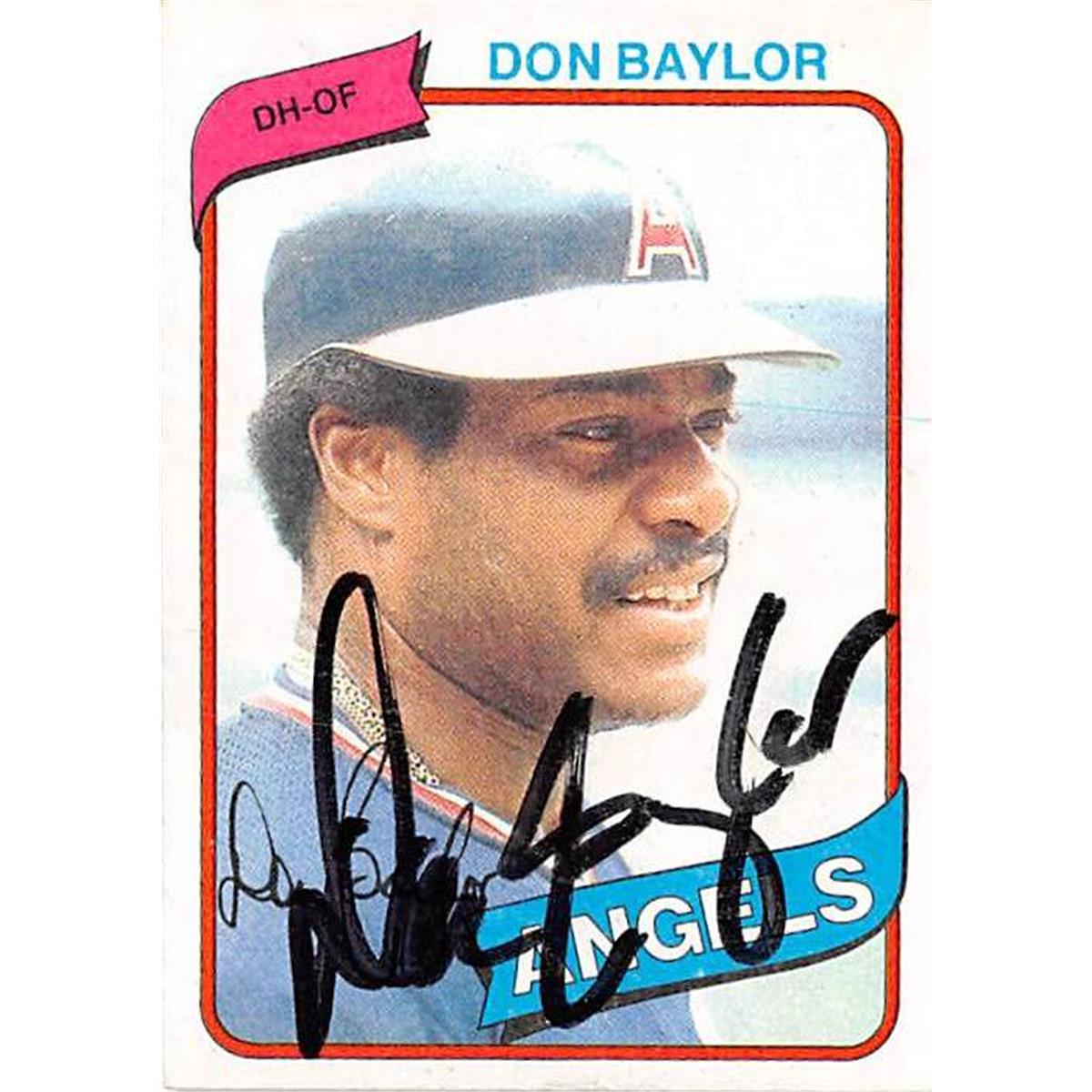 365517 Don Baylor Autographed Baseball Card - 1980 Topps-285