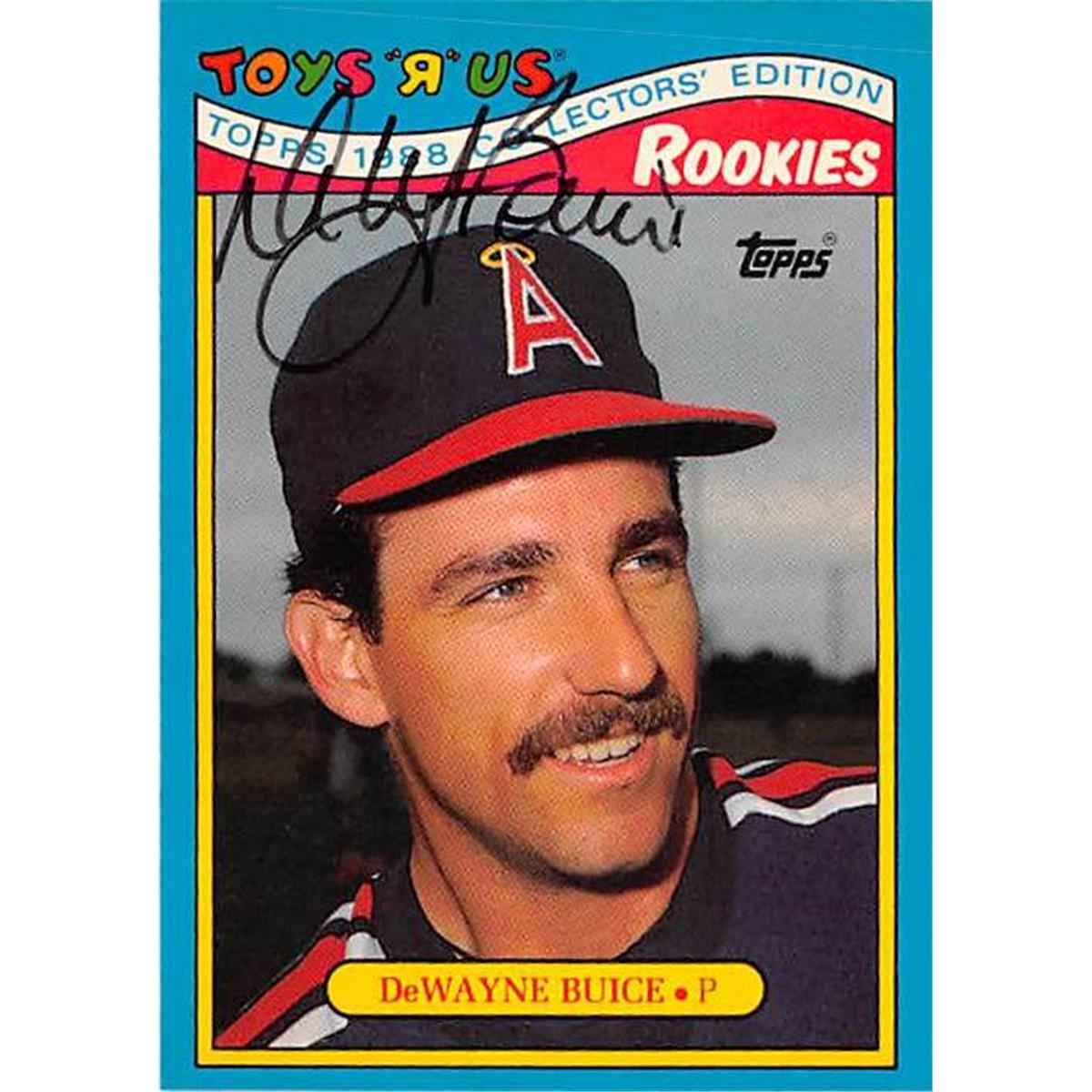 Picture of Autograph Warehouse 365573 Dewayne Buice Autographed Baseball Card - 1988 Topps Toys R Us-4