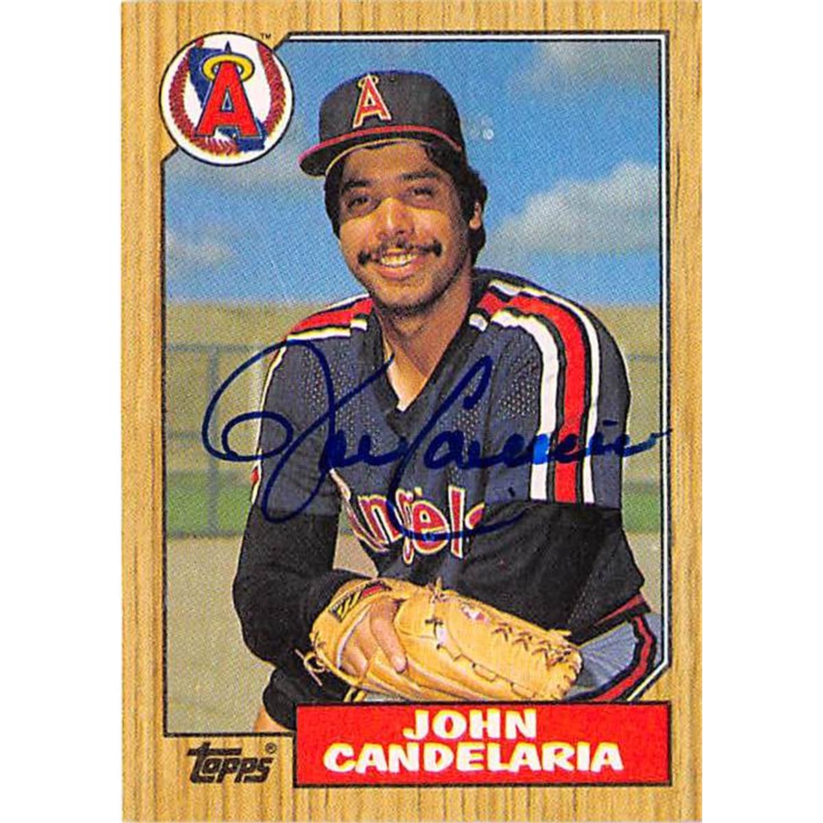 365600 John Candelaria Autographed Baseball Card - 1987 Topps-630