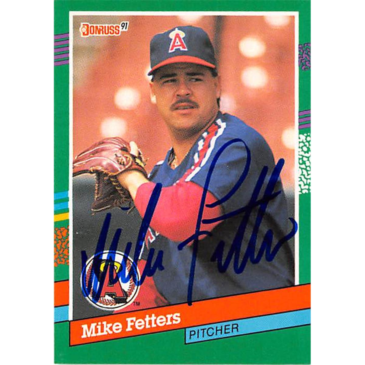 Picture of Autograph Warehouse 365762 Mike Fetters Autographed Baseball Card - 1991 Donruss-565