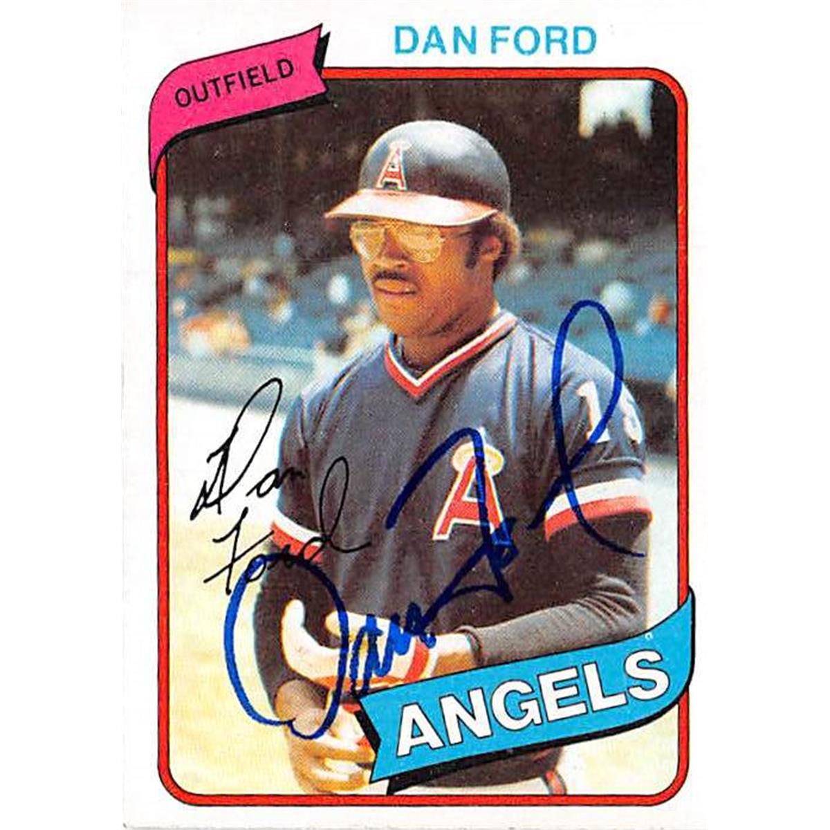 Picture of Autograph Warehouse 365776 Dan Ford Autographed Baseball Card - 1980 Topps-20