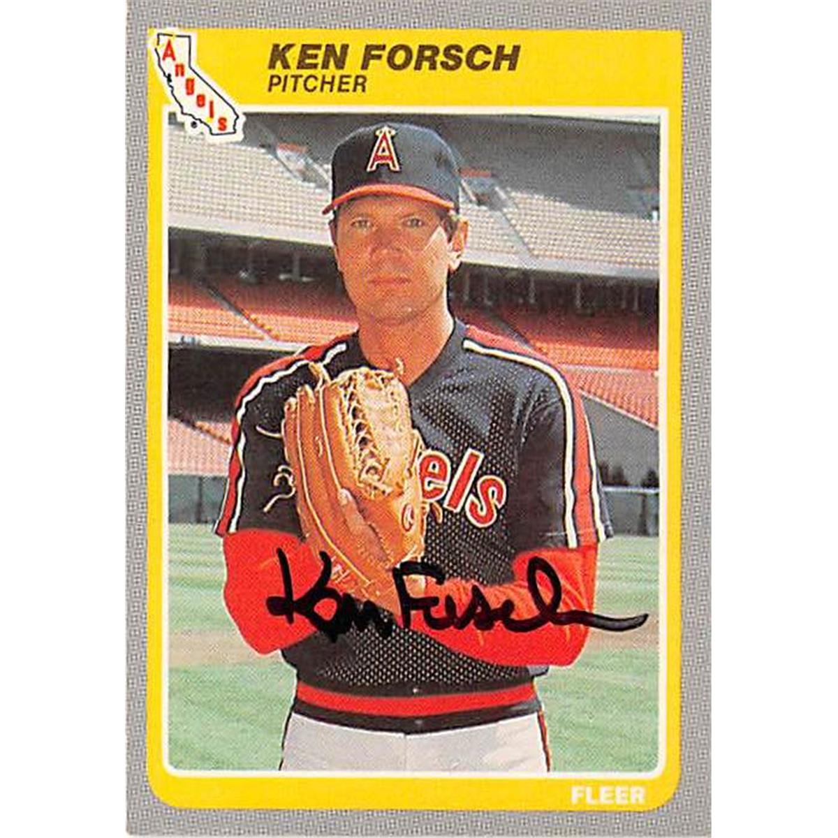 Picture of Autograph Warehouse 365791 Ken Forsch Autographed Baseball Card - 1985 Fleer-301