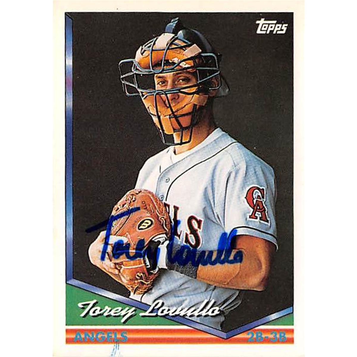 365982 Torey Lovullo Autographed Baseball Card - 1994 Topps-634