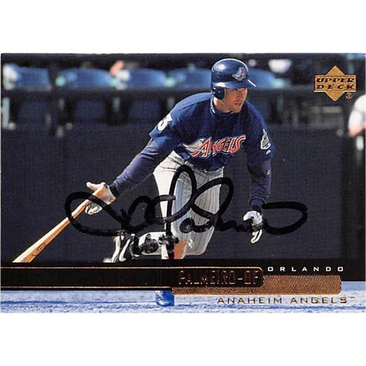 Picture of Autograph Warehouse 366114 Orlando Palmeiro Autographed Baseball Card - 2000 Upper Deck-304