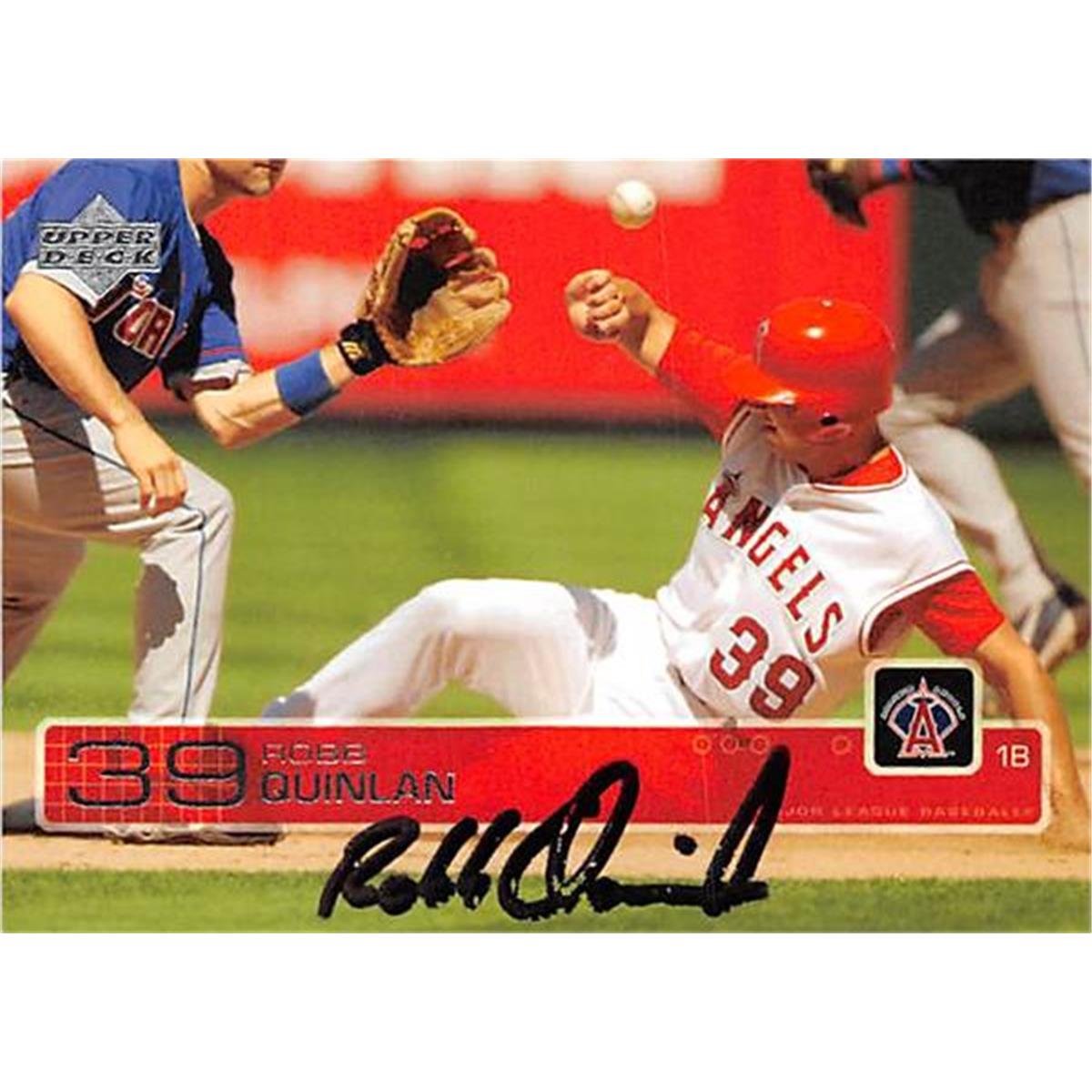 366176 Robb Quinlan Autographed Baseball Card - 2003 Upper Deck-574