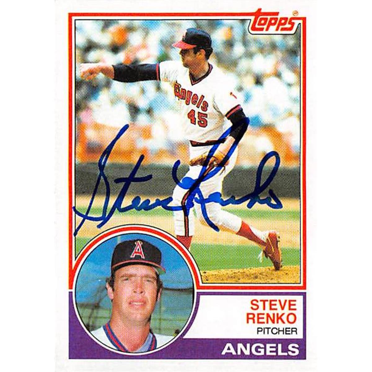 Picture of Autograph Warehouse 366192 Steve Renko Autographed Baseball Card - 1983 Topps-236
