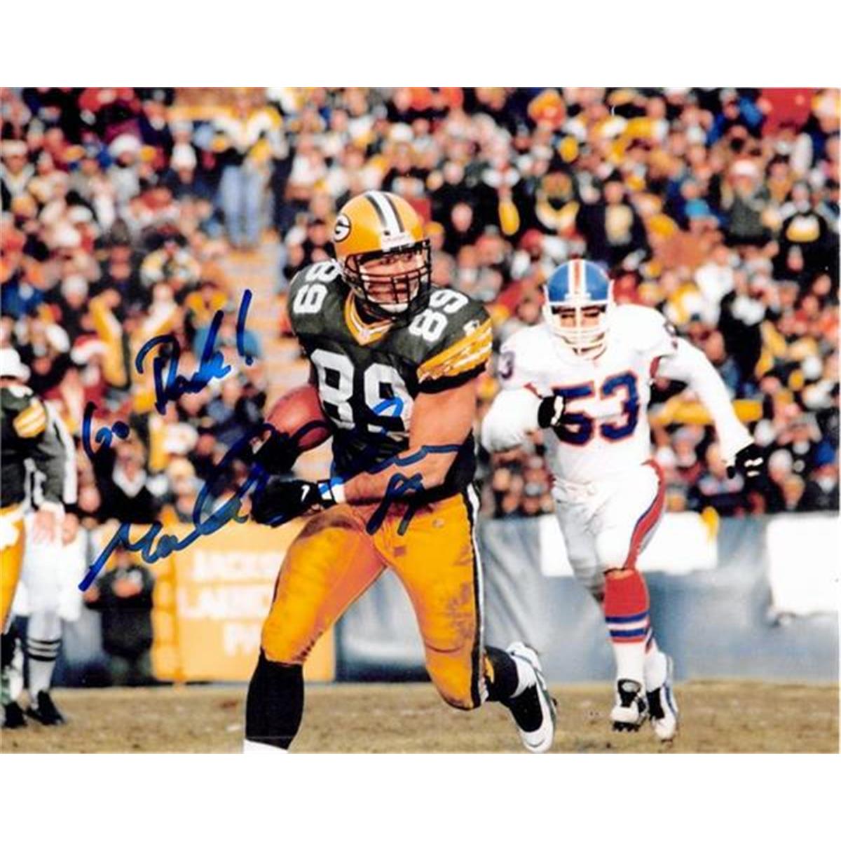 Picture of Autograph Warehouse 409326 8 x 10 in. Mark Chmura Autographed Photo - Green Bay Packers Super Bowl Champion Image No.SC2
