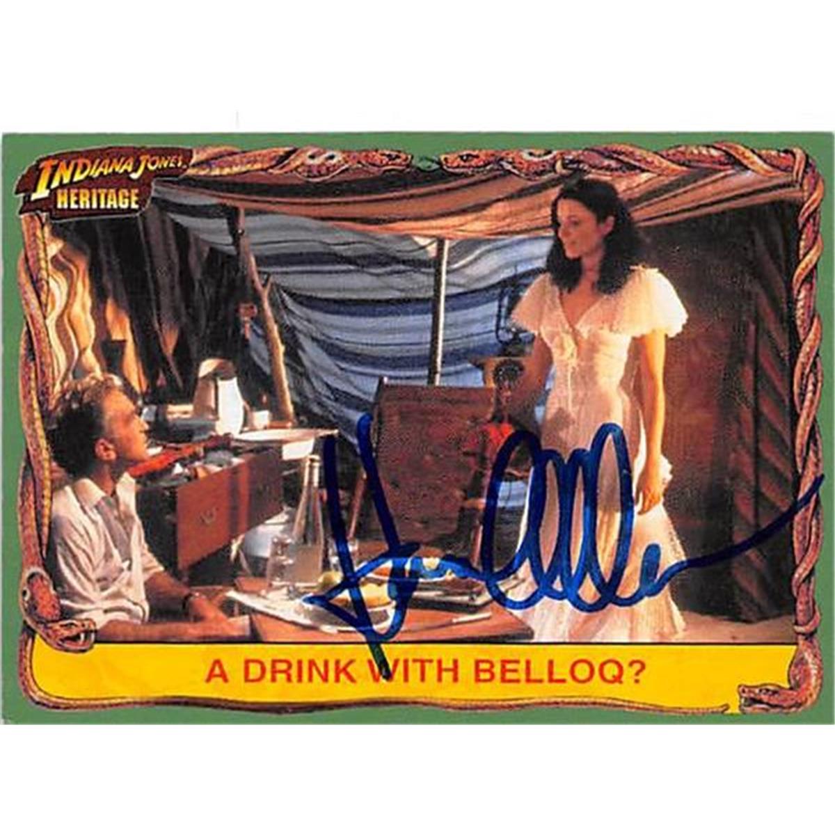 Picture of Autograph Warehouse 376773 Karen Allen Autographed Trading Card - Marion Ravenwood Indiana Jones 2009 Topps Heritage No.16
