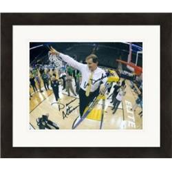 Picture of Autograph Warehouse 376861 8 x 10 in. Dana Altman Autographed Matted & Framed Photo - Oregon Ducks Basketball Coach Image No.SC6 Net Cutting