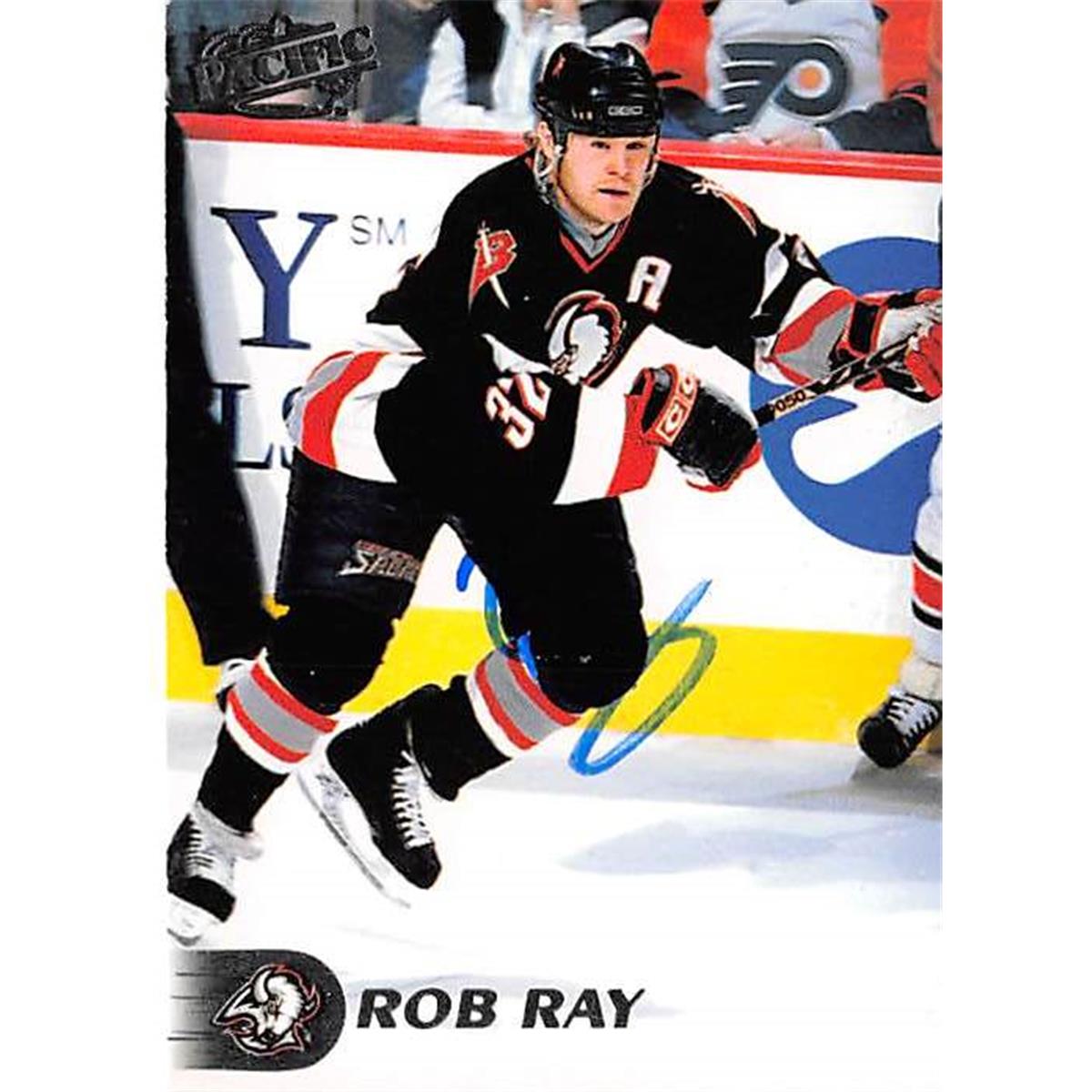 Picture of Autograph Warehouse 377465 Rob Ray Autographed Hockey Card - Buffalo Sabres 1998 Pacific No.108
