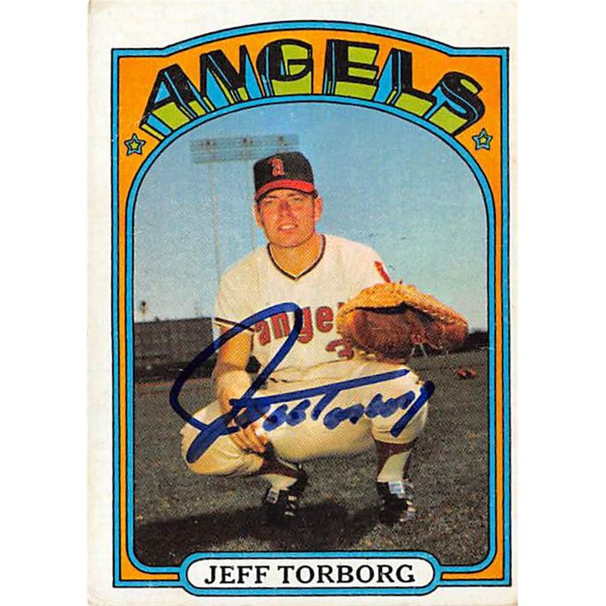 Picture of Autograph Warehouse 366329 Jeff Torborg Autographed Baseball Card - California Angels 1972 Topps No.404