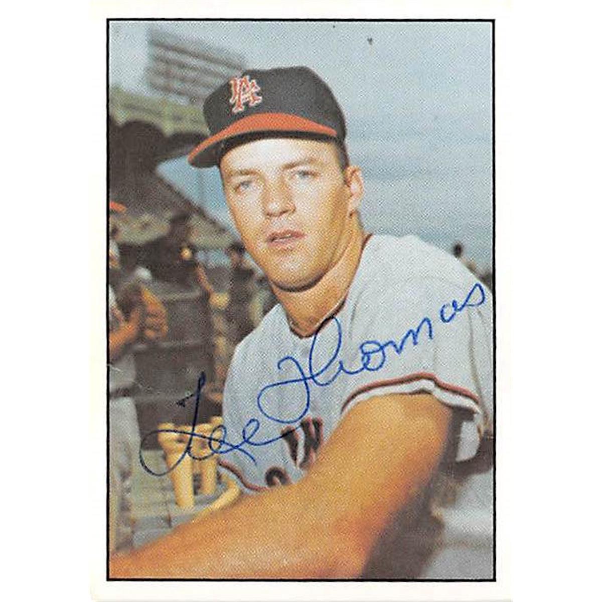 Picture of Autograph Warehouse 366399 Lee Thomas Autographed Baseball Card - Los Angeles Angels 67 1978 TCMA No.231