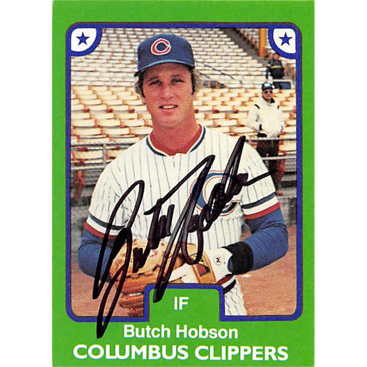 Picture of Autograph Warehouse 366434 Butch Hobson Autographed Baseball Card - Minor League&#44; Columbus Clippers 1984 TCMA No.41