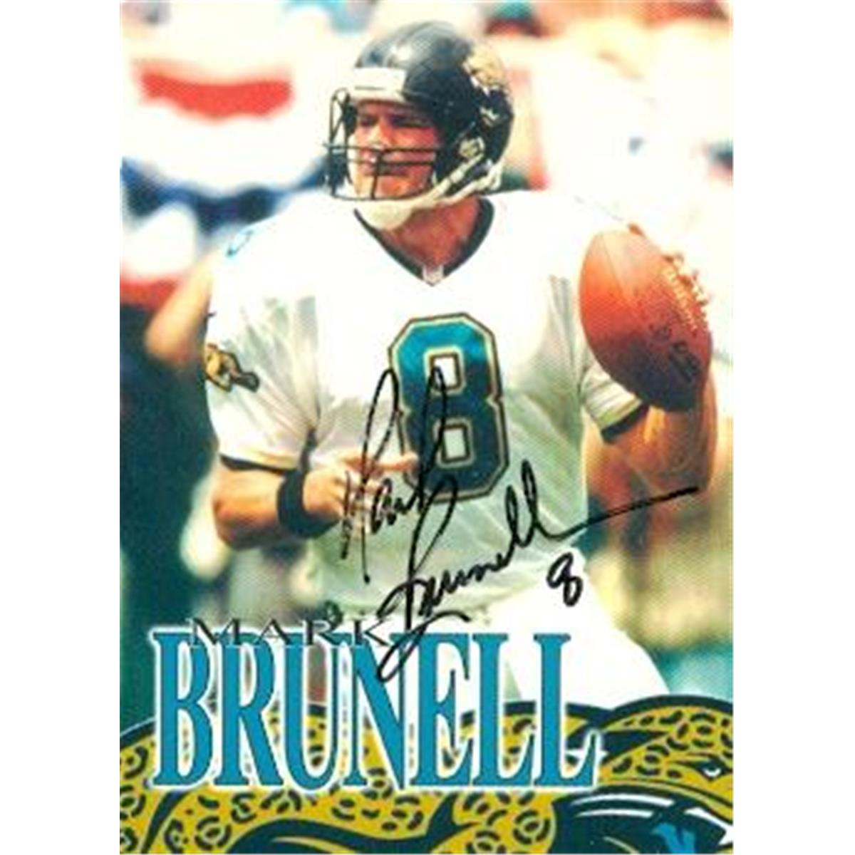 Picture of Autograph Warehouse 376784 Mark Brunell Autographed Football Card - Jacksonville Jaguars No.1 of 6