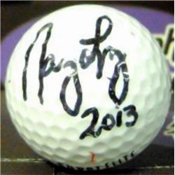 Picture of Autograph Warehouse 388181 Nancy Lopez Autographed Golf Ball with Display Cube - LPGA Championship 1978, 1985 & 1989 Hall of Famer