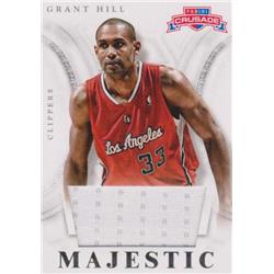 Picture of Autograph Warehouse 388280 Grant Hill Player Worn Jersey Patch Basketball Card - Los Angeles Clippers 2013 Panini Crusade Majestic No.81