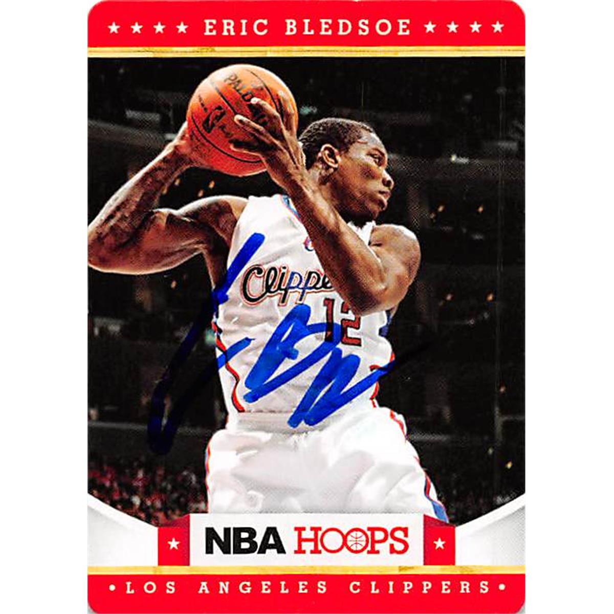 Picture of Autograph Warehouse 388440 Eric Bledsoe Autographed Basketball Card - 2013 Hoops Taco Bell 129