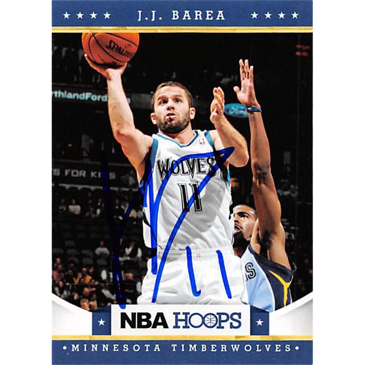 Picture of Autograph Warehouse 388460 J.J Barea Autographed Basketball Card - 2012 Panini Hoops 122