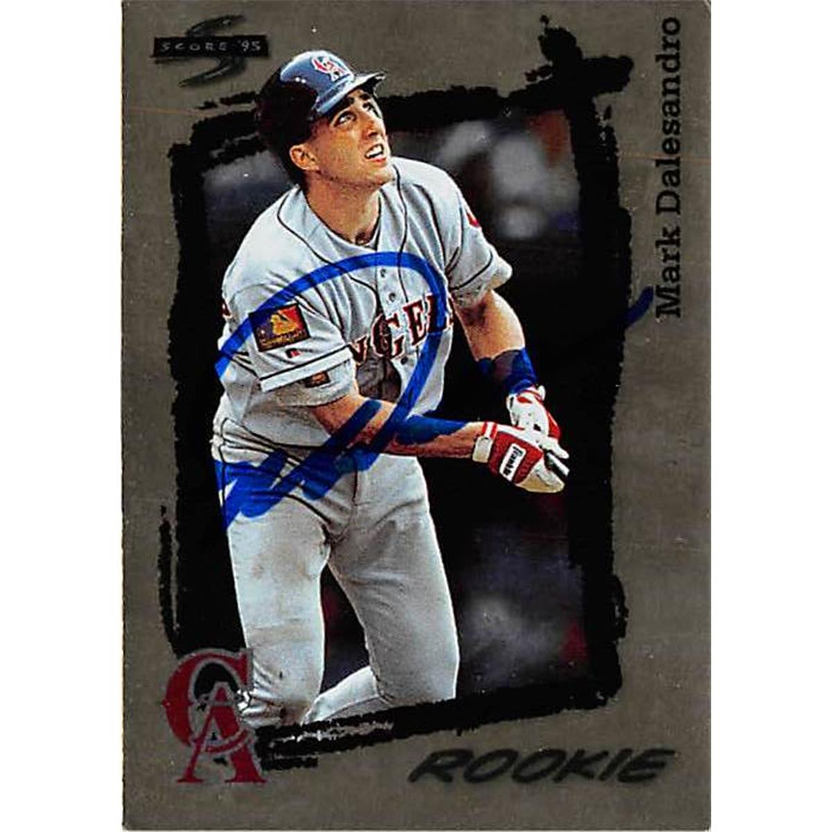 Picture of Autograph Warehouse 365662 Mark Dalesandro Autographed Baseball Card - 1995 Score 278 Gold Rush