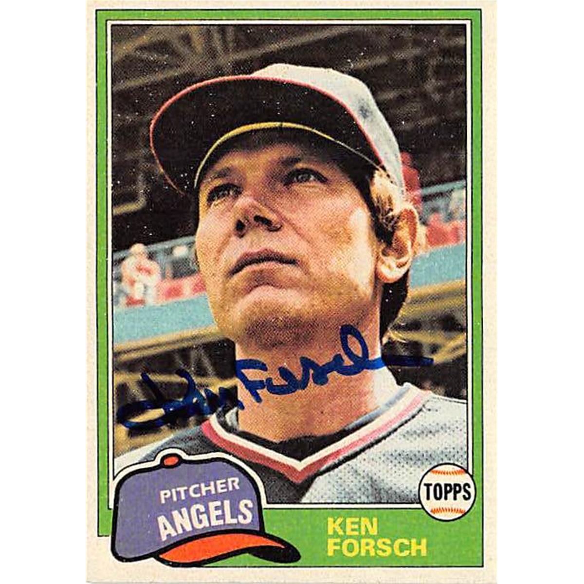 Picture of Autograph Warehouse 365795 Ken Forsch Autographed Baseball Card - 1981 Topps 764