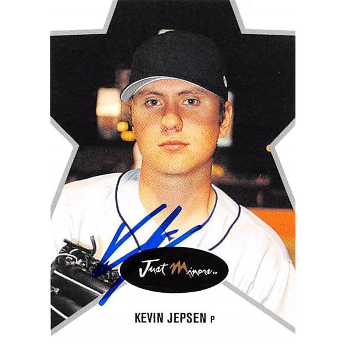 Picture of Autograph Warehouse 365921 Kevin Jepsen Autographed Baseball Card - 2003 Just Minors 31
