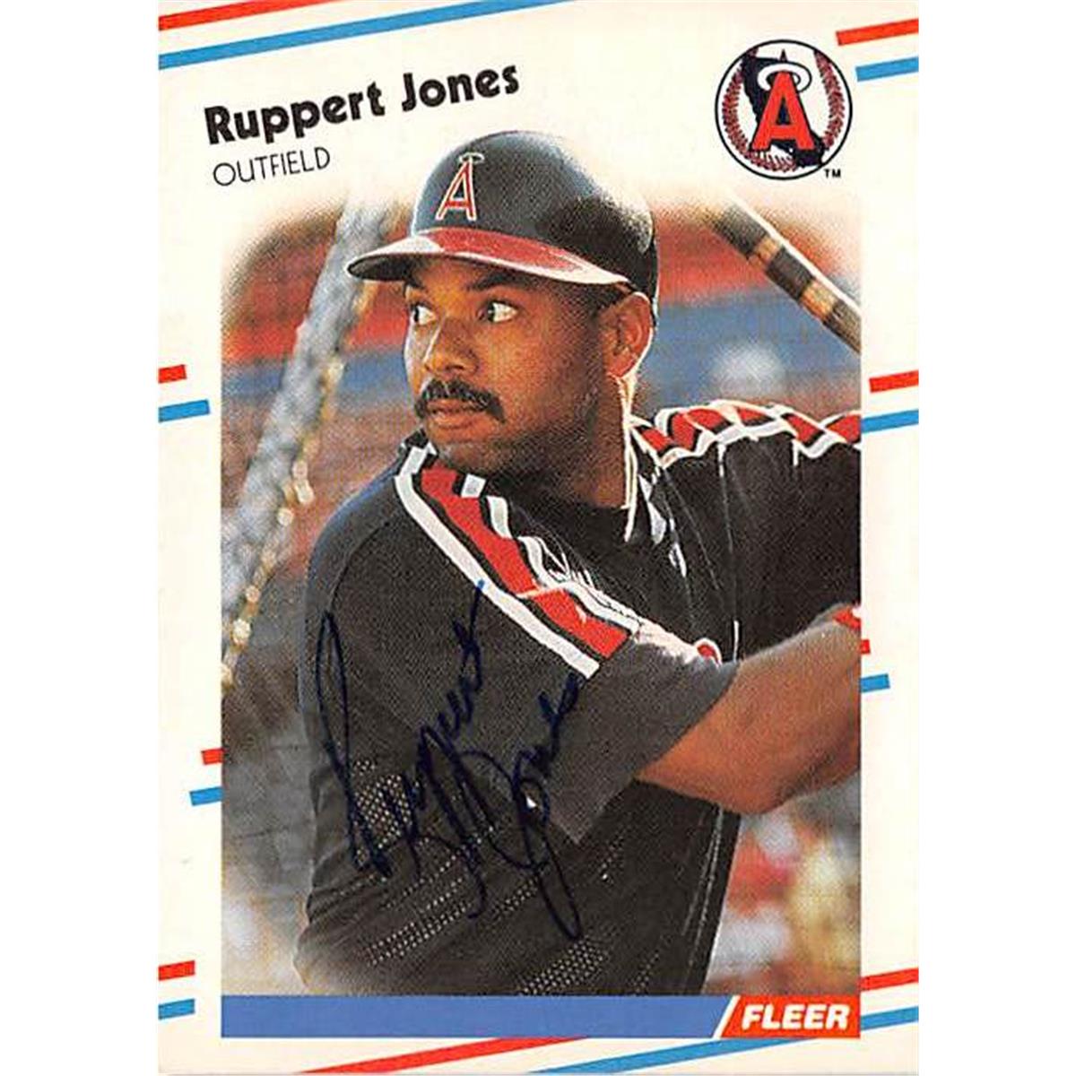 Picture of Autograph Warehouse 365935 Ruppert Jones Autographed Baseball Card - 1988 Fleer 492