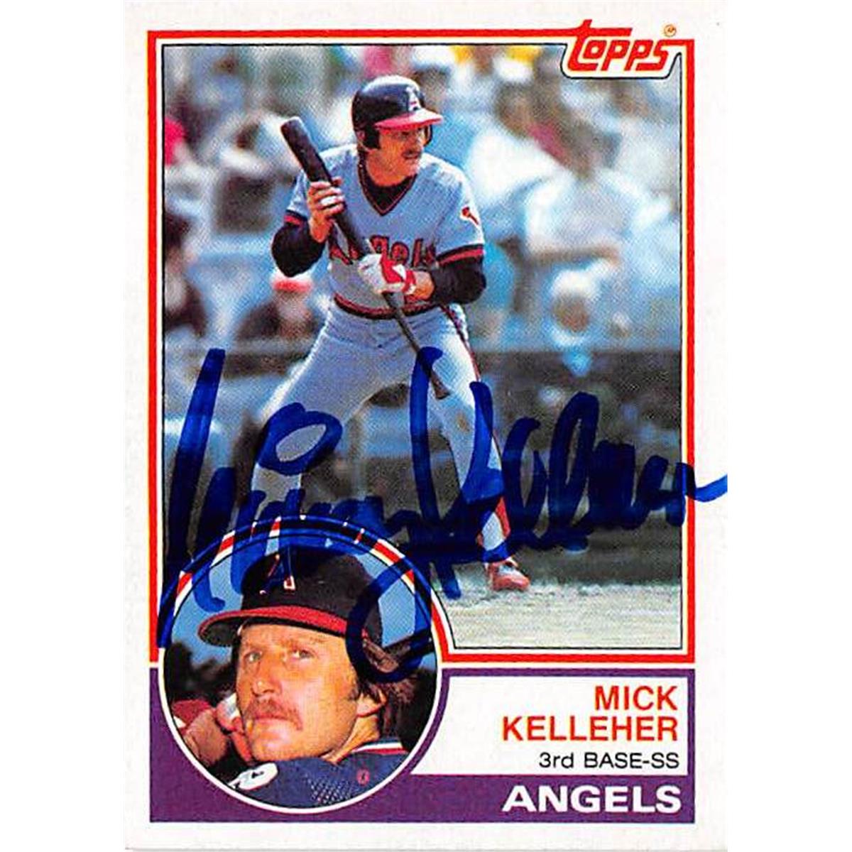 Picture of Autograph Warehouse 365966 Mick Kelleher Autographed Baseball Card - 1983 Topps 79