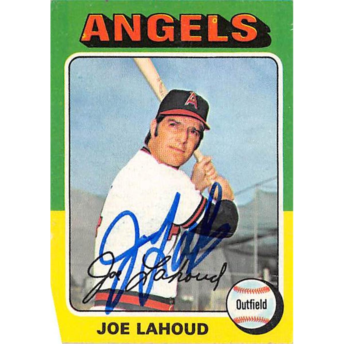 Picture of Autograph Warehouse 365968 Joe Lahoud Autographed Baseball Card - 1975 Topps 317