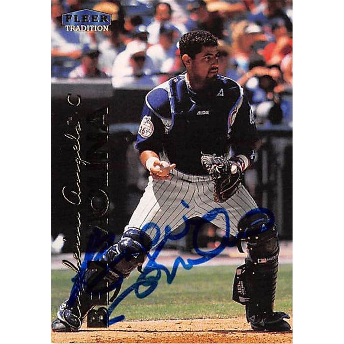 Picture of Autograph Warehouse 366056 Bengie Molina Autographed Baseball Card - 1999 Fleer Tradition U40