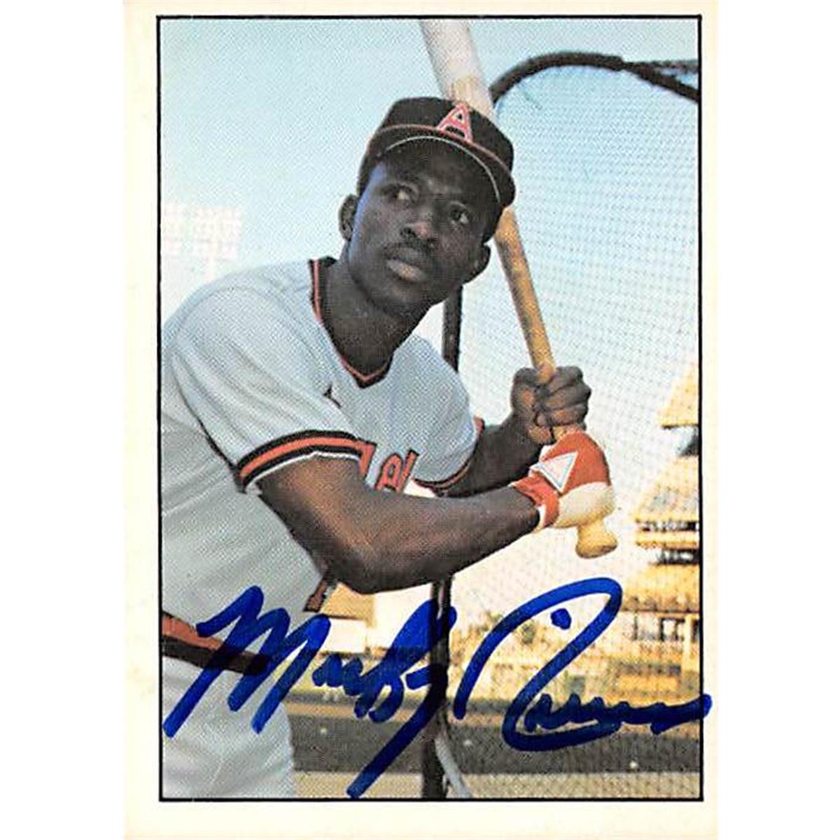 Picture of Autograph Warehouse 366211 Mickey Rivers Autographed Baseball Card - 1975 SSPC 203