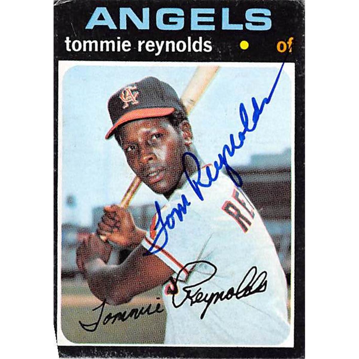 Picture of Autograph Warehouse 366221 Tommie Reynolds Autographed Baseball Card - 1971 Topps 676