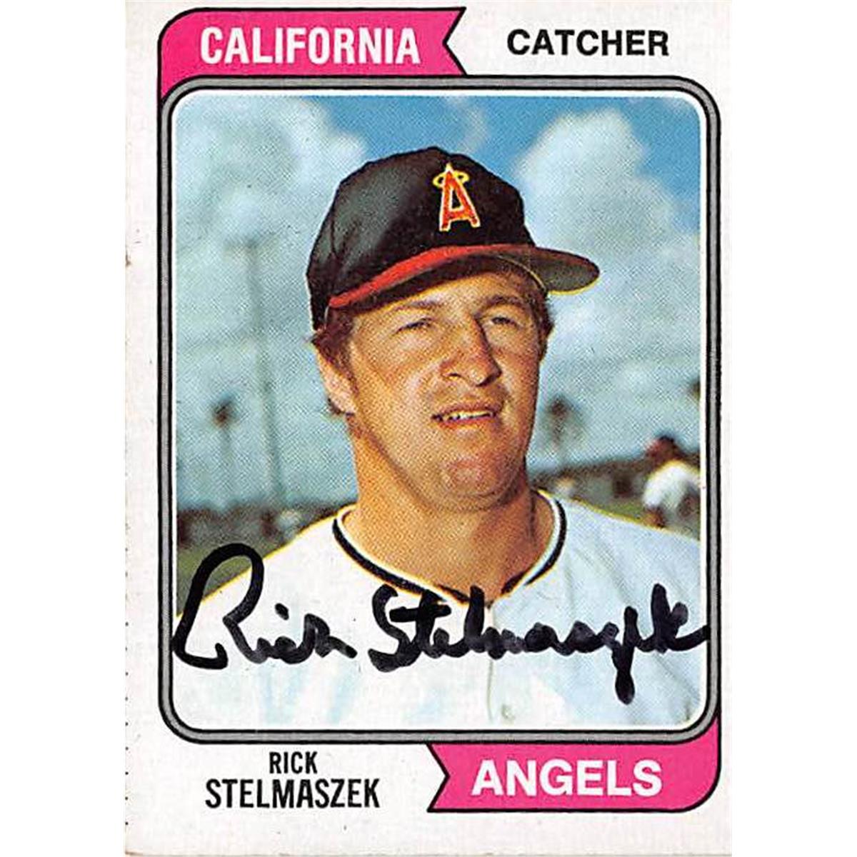 Picture of Autograph Warehouse 366248 Rick Stelmaszek Autographed Baseball Card - 1974 Topps 611