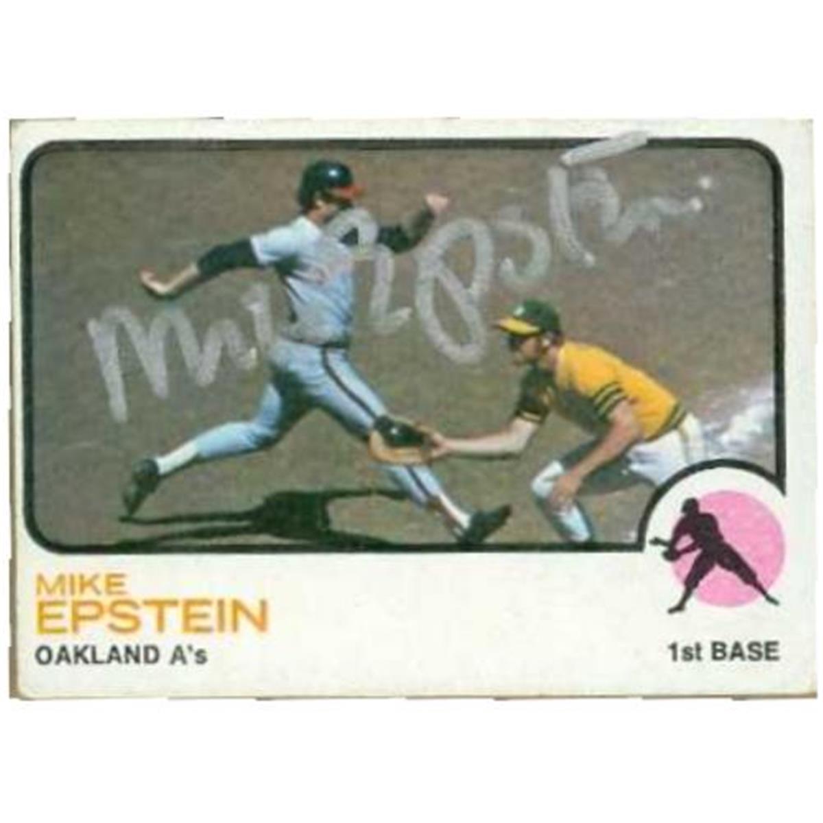 Picture of Autograph Warehouse 366473 Mike Epstein Autographed Baseball Card - 1973 Topps 38