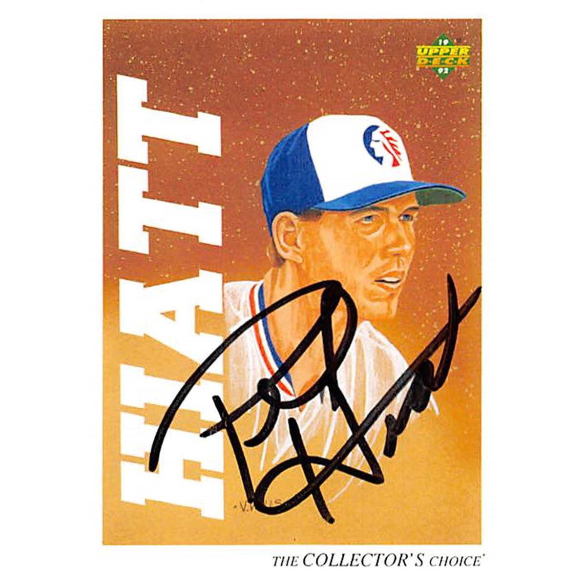 Picture of Autograph Warehouse 366515 Phil Hiatt Autographed Baseball Card - 1992 Upper Deck Top Prospect 45