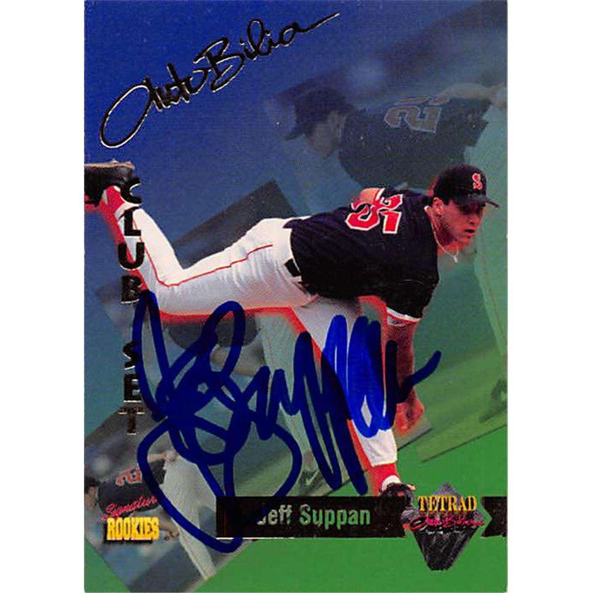 Picture of Autograph Warehouse 366527 Jeff Suppan Autographed Baseball Card - 1995 Signature Rookies Club Set 36