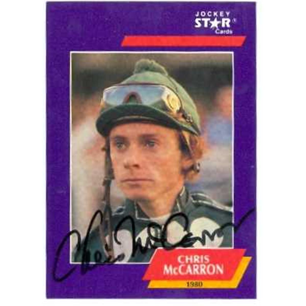 Picture of Autograph Warehouse 366725 Chris Mccarron Autographed Trading Card - 1992 Star 32