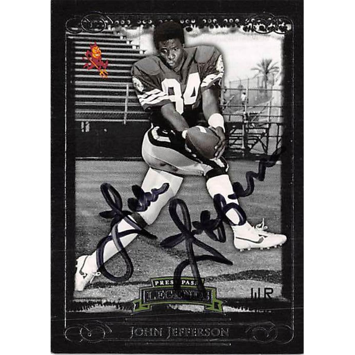 Picture of Autograph Warehouse 376890 John Jefferson Autographed Football Card - 2008 Press Pass 53