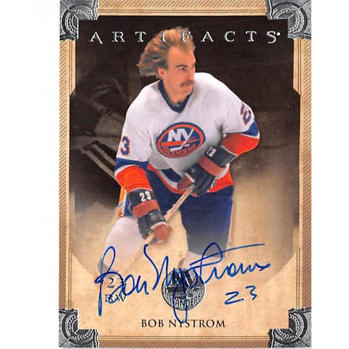 Picture of Autograph Warehouse 408836 Bob Nystrom Autographed Hockey Card - 2013 Upper Deck Artifacts 8