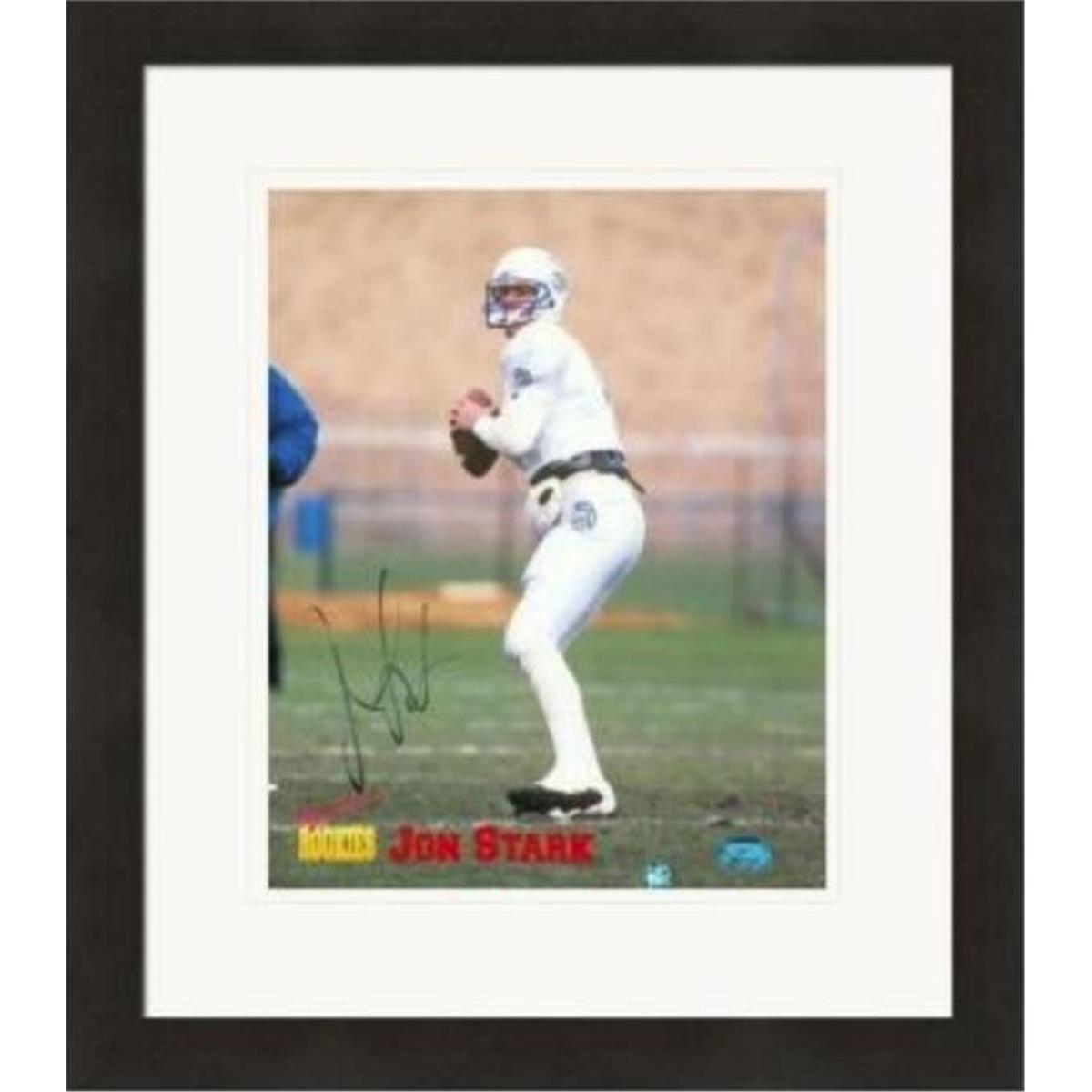409682 8 x 10 in. Jon Stark Autographed Photo - Matted & Framed