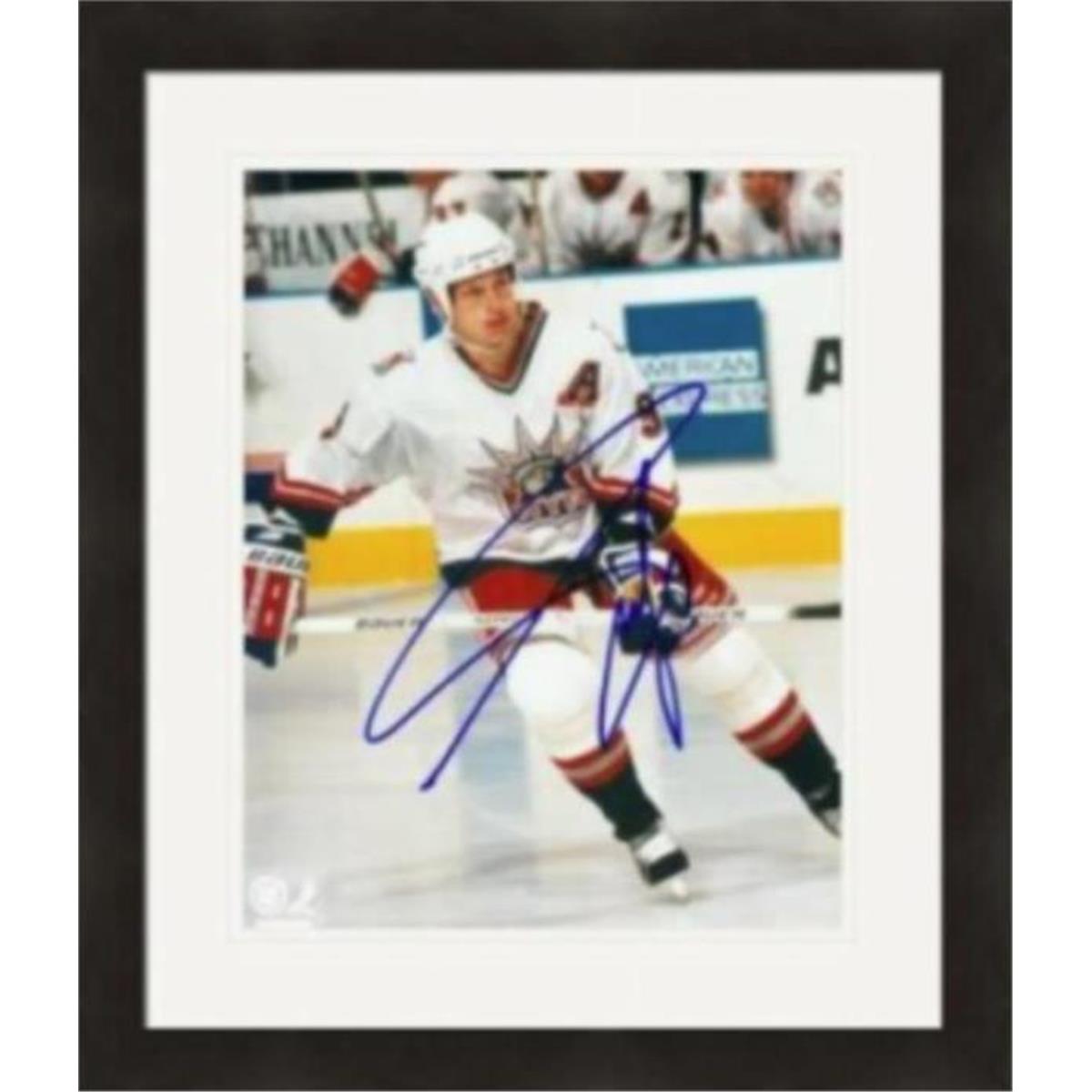 Picture of Autograph Warehouse 409922 8 x 10 in. Adam Graves Autographed Photo - 4 Matted & Framed
