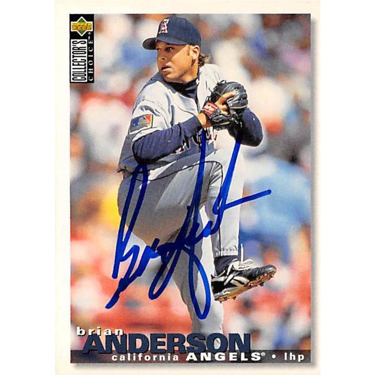 365501 Brian Anderson Autographed Baseball Card - 1995 Upper Deck 104
