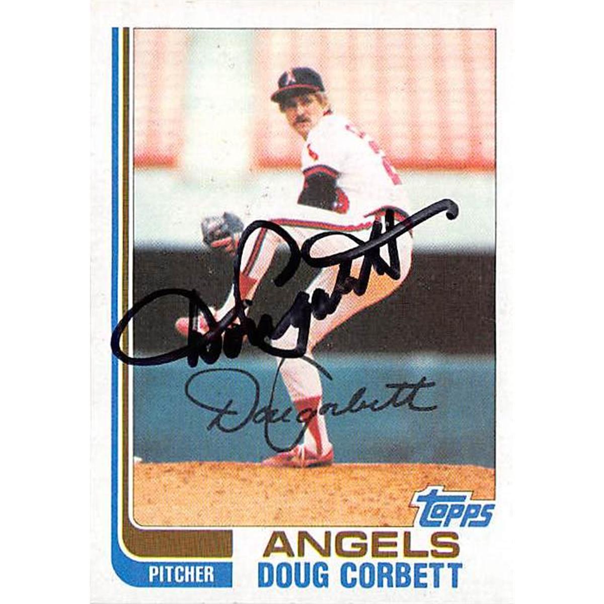365630 Doug Corbett Autographed Baseball Card - 1982 Topps 21T