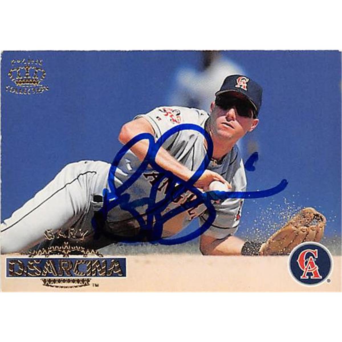 Picture of Autograph Warehouse 365689 Gary Disarcina Autographed Baseball Card - 1996 Pacific 271