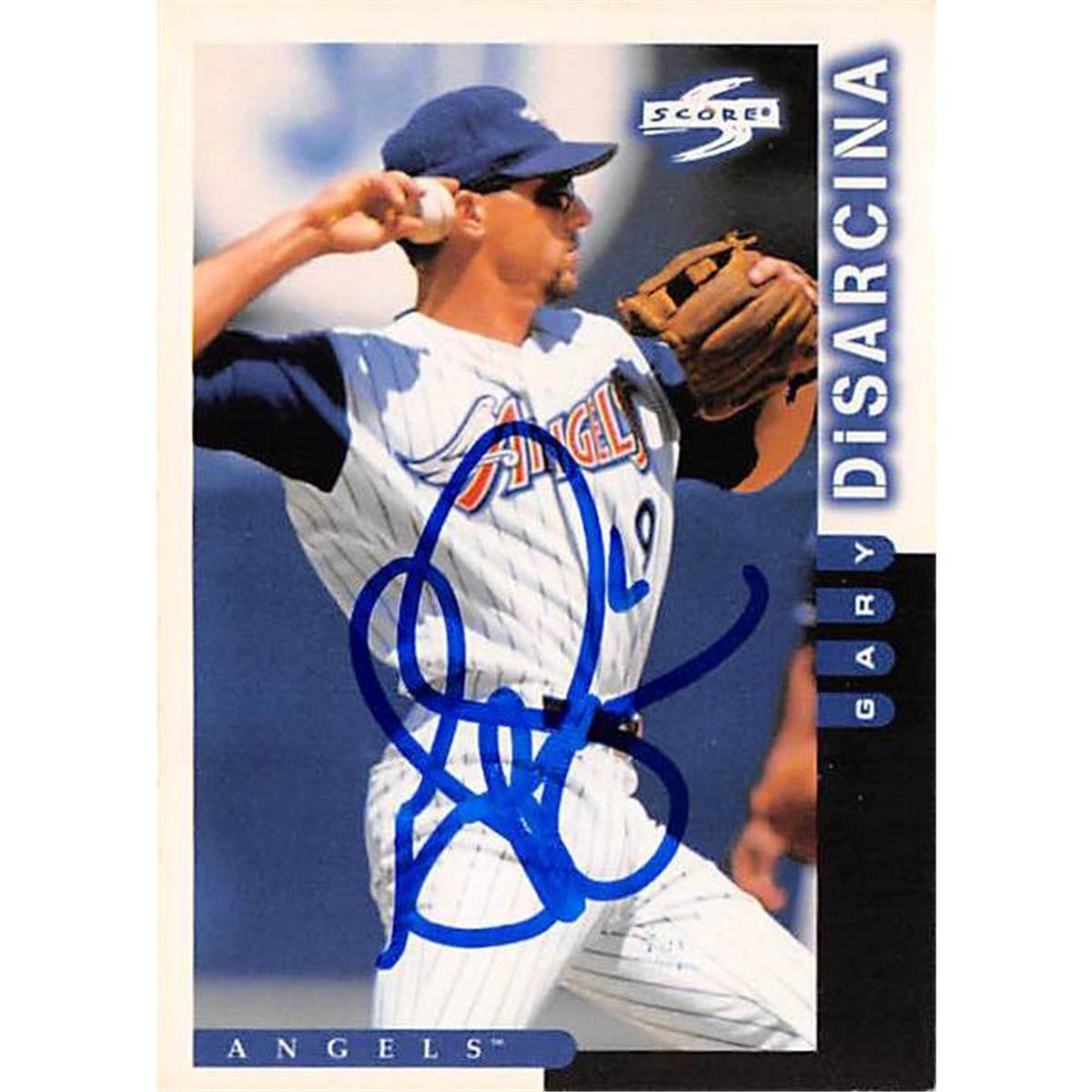 Picture of Autograph Warehouse 365694 Gary Disarcina Autographed Baseball Card - 1998 Score 167