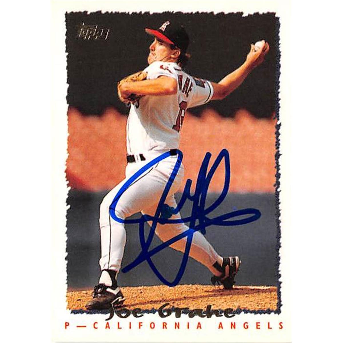 Picture of Autograph Warehouse 365831 Joe Grahe Autographed Baseball Card - 1995 Topps 278