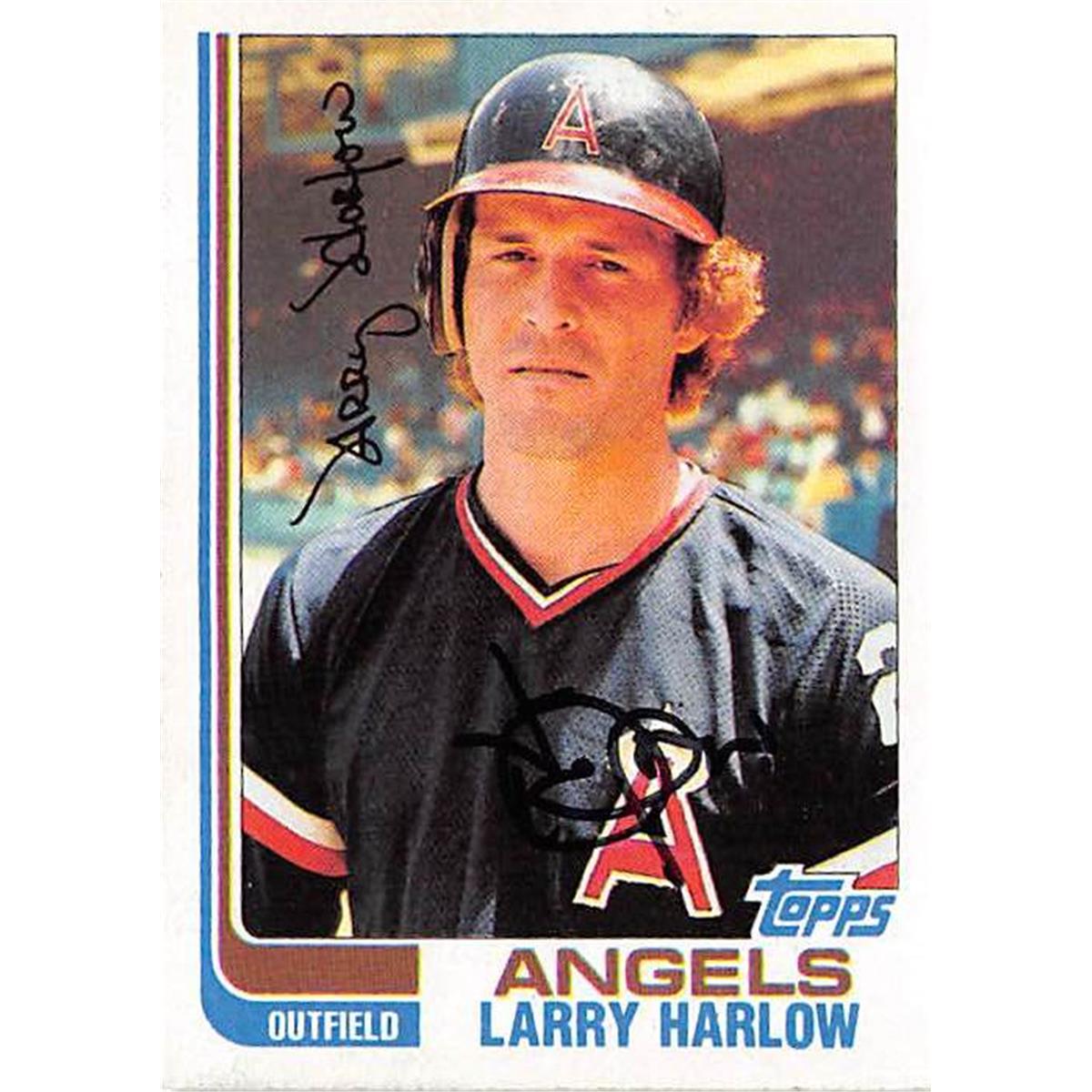 Picture of Autograph Warehouse 365906 Larry Harlow Autographed Baseball Card - 1982 Topps 257